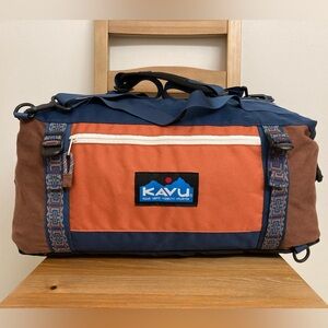 Kavu Little Feller Duffle Backpack Weekender Bag Trail Mix